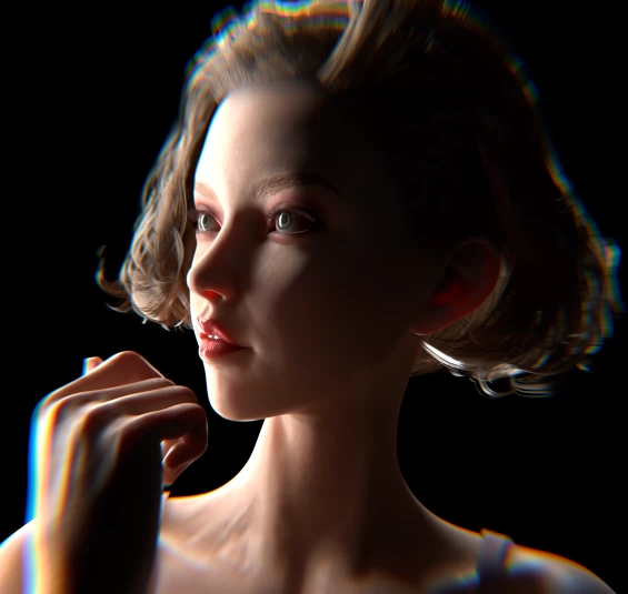 Blender人物美女少女模型CC_01-Cast_Away__