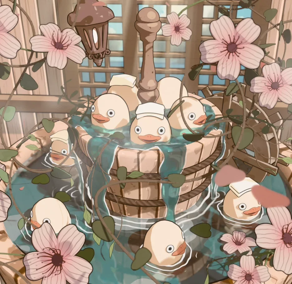 blender三渲二——国外大佬crazyzhaa教程——千与千寻小鸭洗澡
