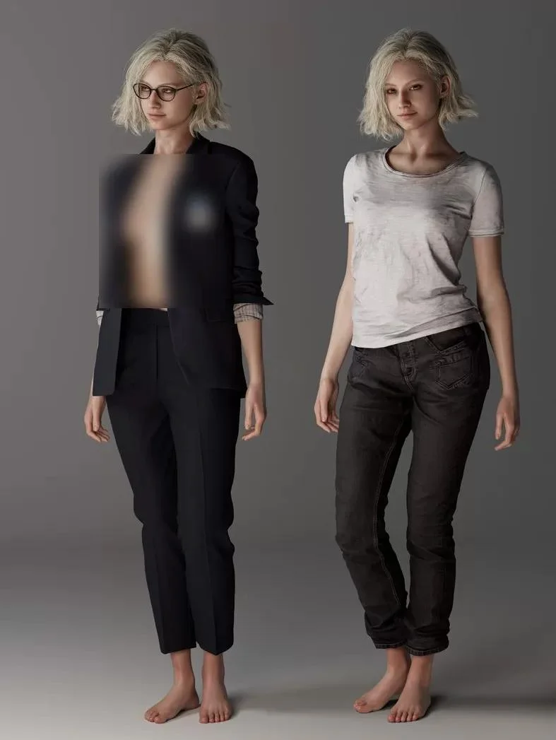 《生化危机：安魂曲》格蕾丝・埃什克罗夫特 Blender模型