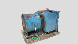 Abandoned Industrial Ventilation Fan – Rusty Factory 3D Asset【废弃工业通风扇 – 生锈工厂 3D 资源】
