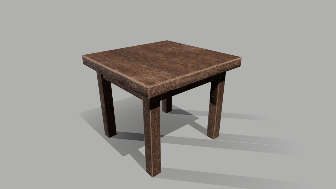Free Wooden Table【免费木桌】