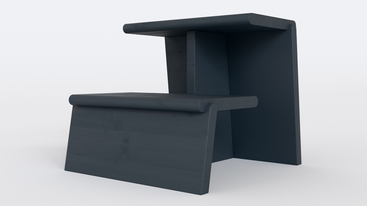 Jut Step Stool【蹬脚凳】