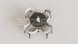 3Ds Max Coffee Table Model 15035【3Ds Max 咖啡桌模型 15035】