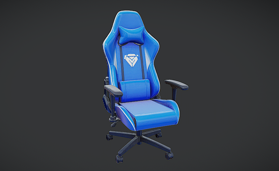 Blue Gaming Chair【蓝色游戏椅】