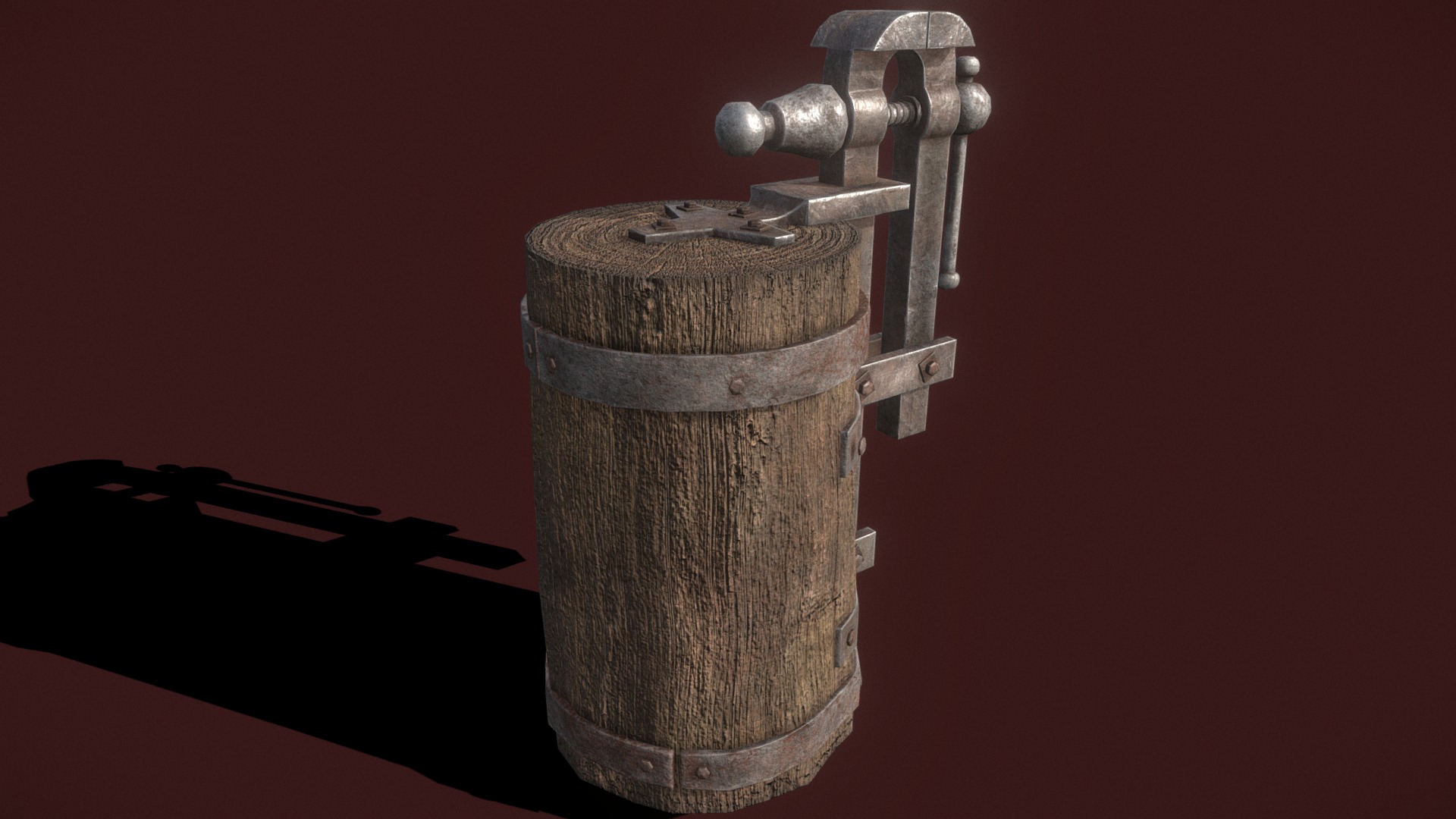Medieval_Blacksmith_Vise【中世纪铁匠虎钳】