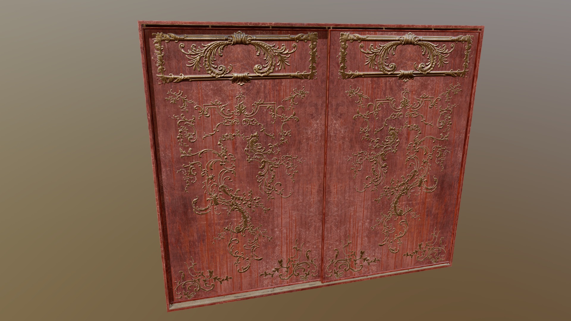 Antique Closet (mid-poly!)【古董衣柜（中多边形！）】