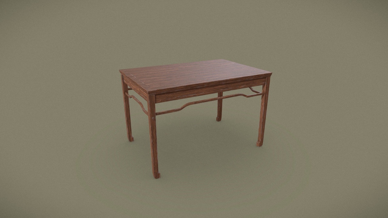 Elegant Ming Dynasty-Inspired Wooden Desk – Classic Oriental Design【精美明代风格木桌 – 经典东方设计】