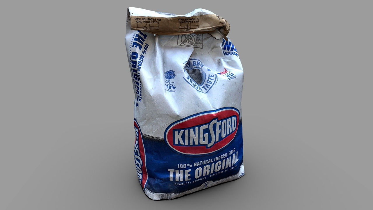 Charcoal Bag Photoscan MEDPOLY【炭袋照片扫描中等多边形】