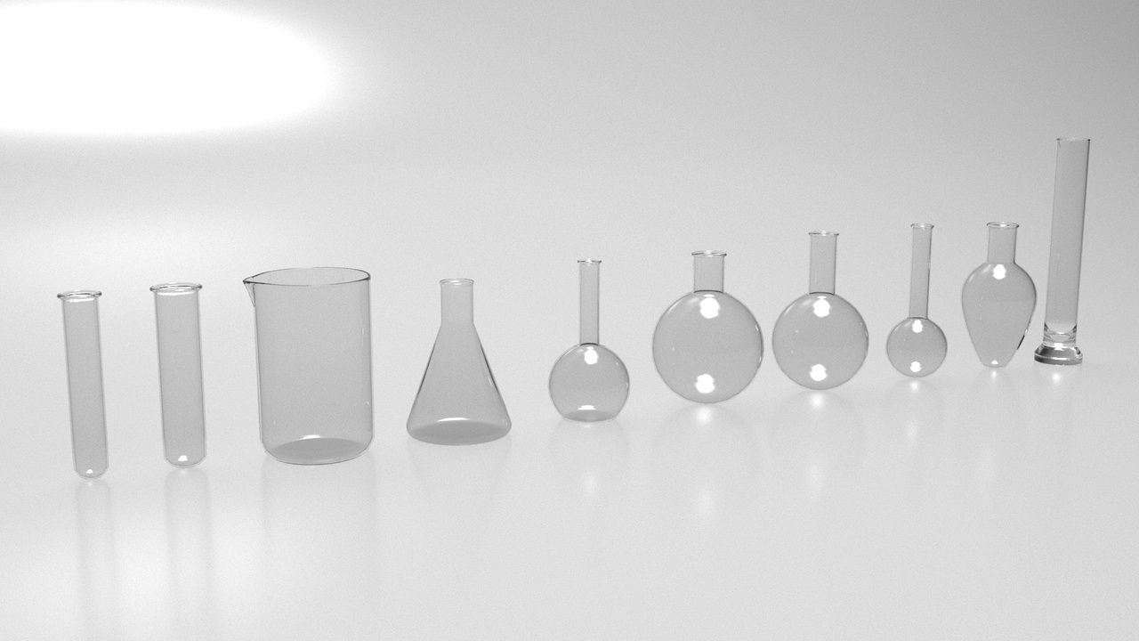 Laboratory Glasswares Pack【实验室玻璃器皿套装】