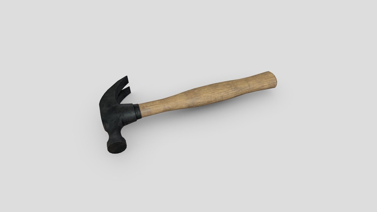 Claw Hammer Low-poly【抓锤低多边形】