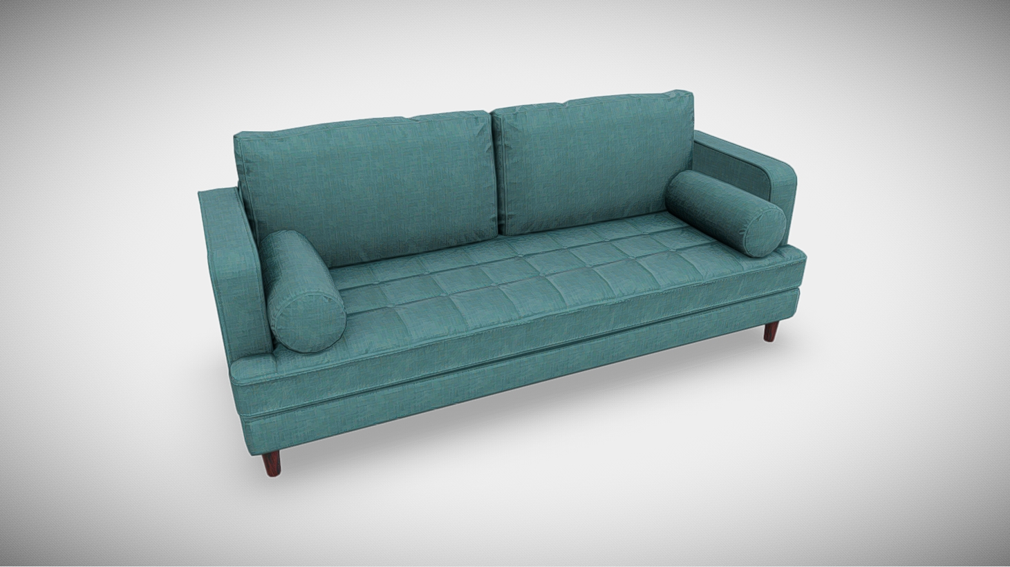 Fabric Sofa Low-poly PBR【布艺沙发 低多边形 PBR】