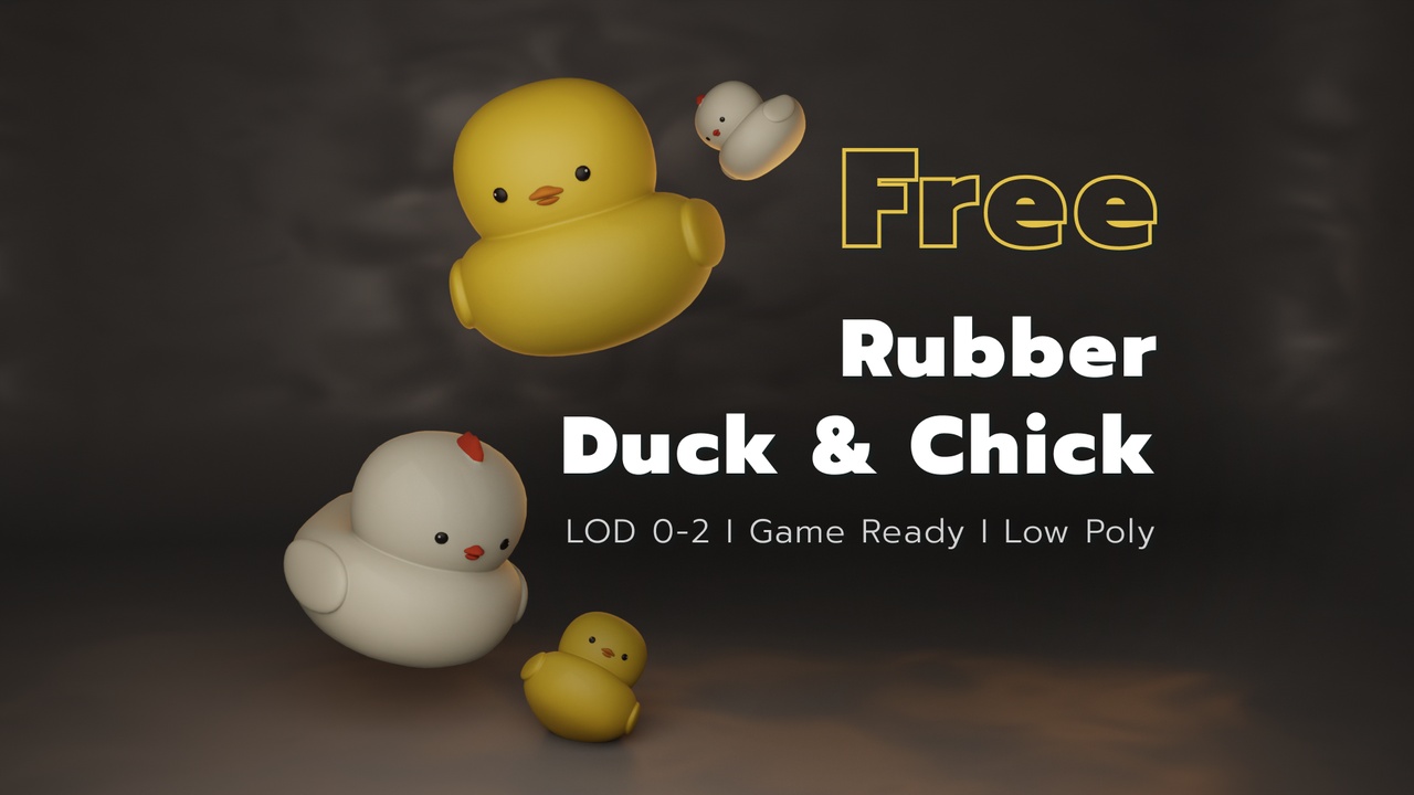 FREE Rubber Duck and Chick【免费橡皮鸭和小鸡】
