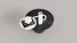 3Ds Max Tea Table Model 15039【3Ds Max 茶几模型 15039】