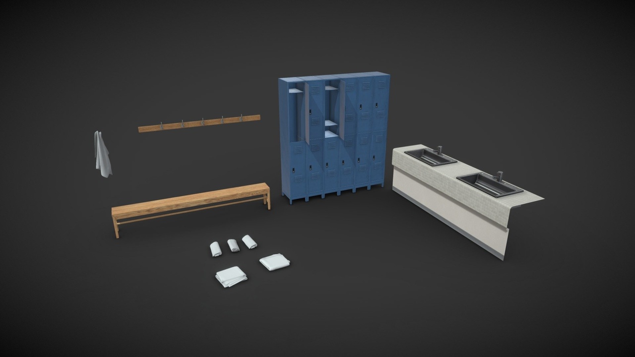 changing room assets for ue4 and uinity【UE4和Unity的更衣室资源】