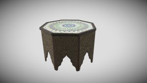 A Moroccan style table【一个摩洛哥风格的桌子】
