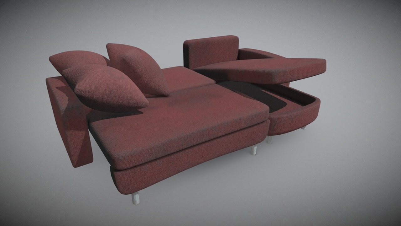 Open old sofa【打开旧沙发】