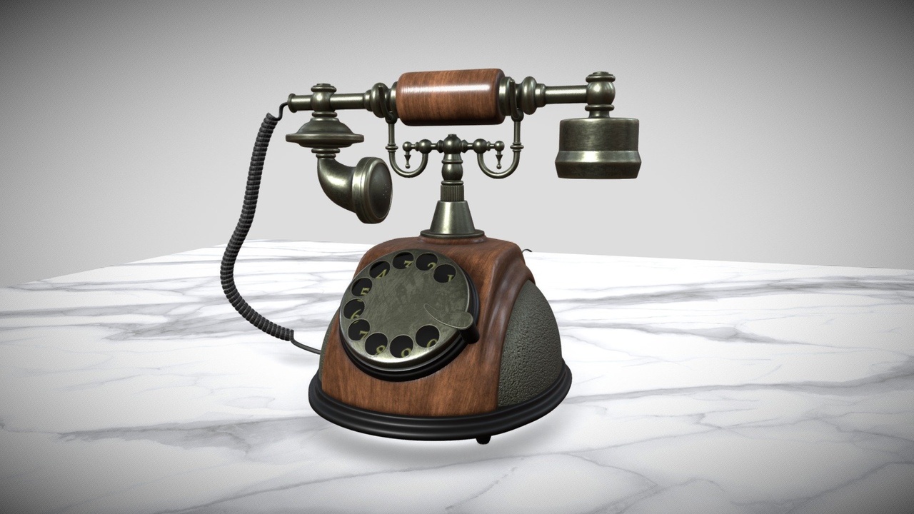 Retro rotary phone【复古旋转式电话】
