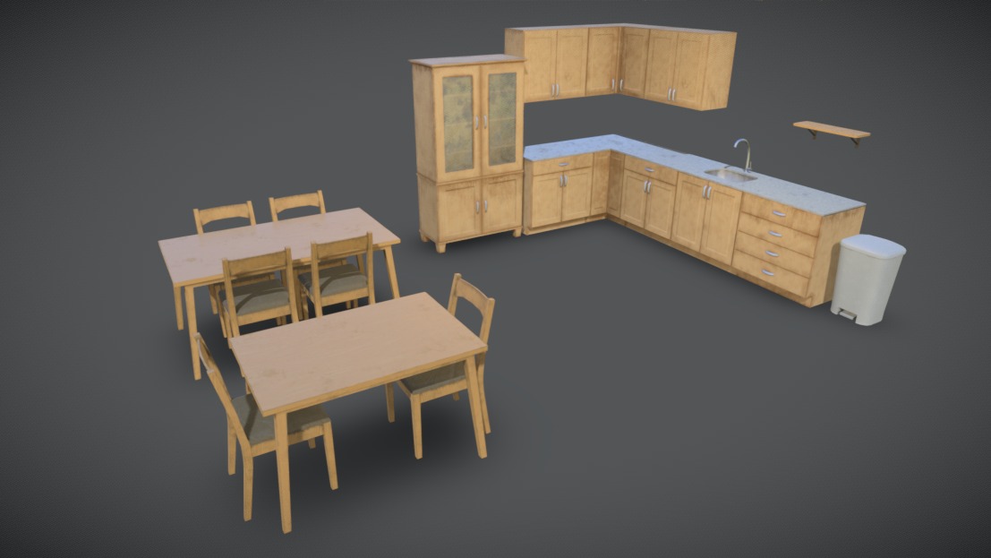 Old & Worn Furniture Pack【旧家具包】