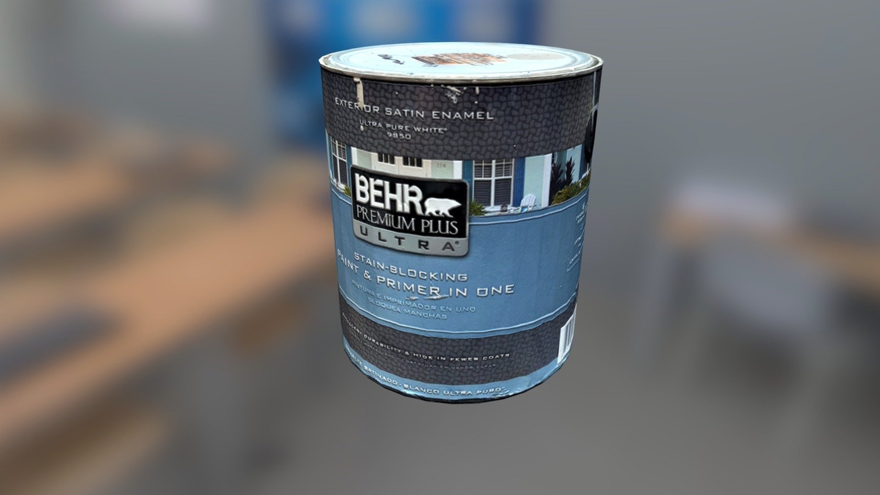 Paint Can Scan LOWPOLY【油漆罐扫描 低多边形】
