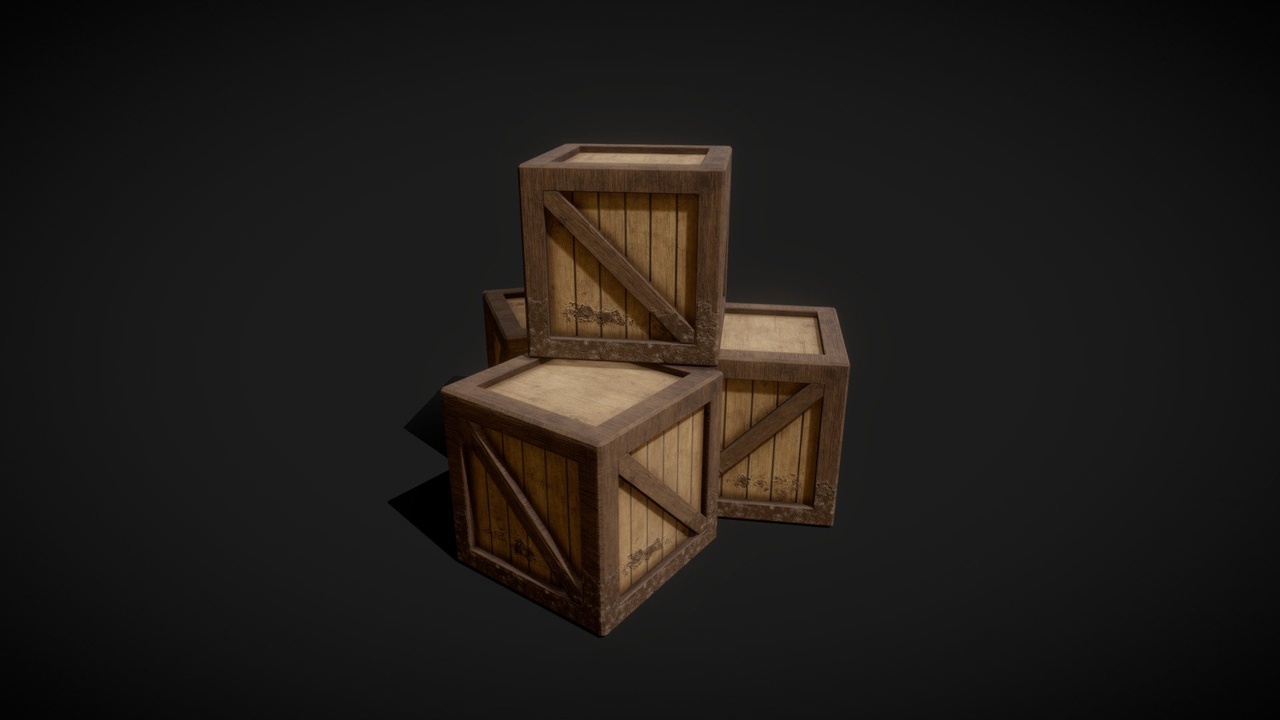 Pile Of Crates Basic【基础板条箱堆】