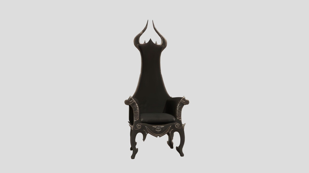 Ornate High-Backed Chair【华丽高背椅】