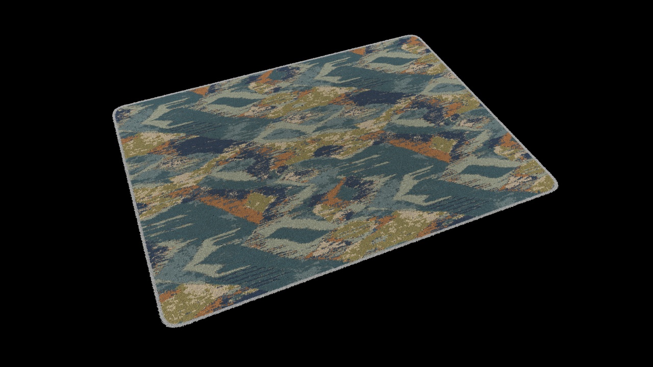 Ornamental Carpet Material Pack Vol.10 – 4K PBR Rug Textures【装饰地毯材质包第10卷 – 4K PBR地毯纹理】