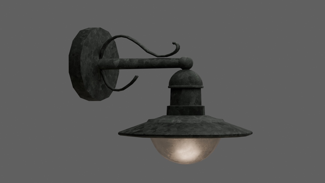 Outdoor Lamp Low-Poly【户外灯（低多边形）】